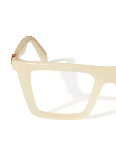 Off-white Eyewear 7s Glasses In Neutrals