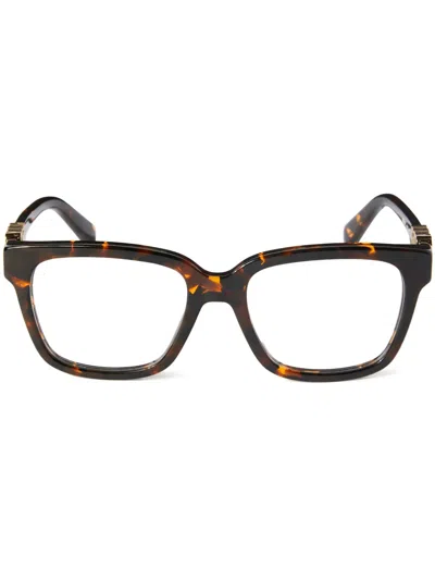 Off-white Eyewear 7c Glasses In Brown