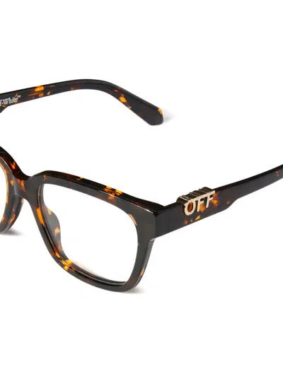 Off-white Eyewear 7c Glasses In Brown