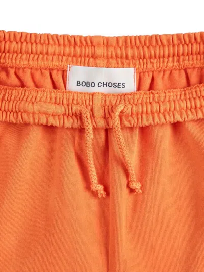 Bobo Choses Logo-print Shorts In Orange