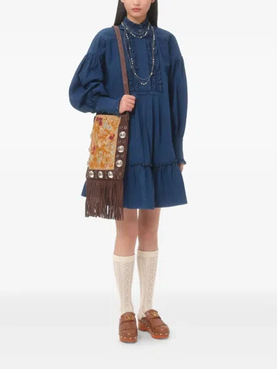 Valentino Dark Blue Denim Dress