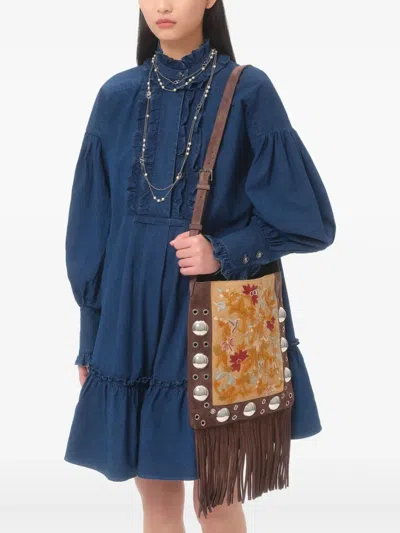 Valentino Dark Blue Denim Dress