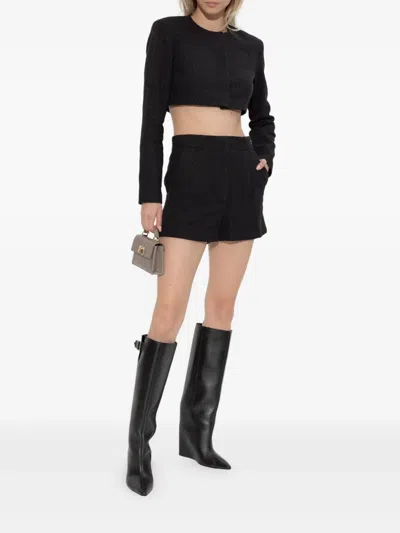 Iro Cropped Jacket In Black