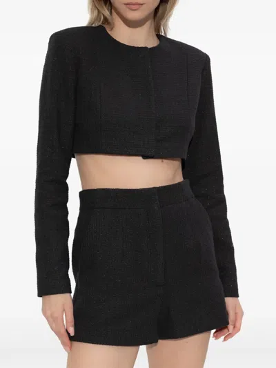 Iro Cropped Jacket In Black