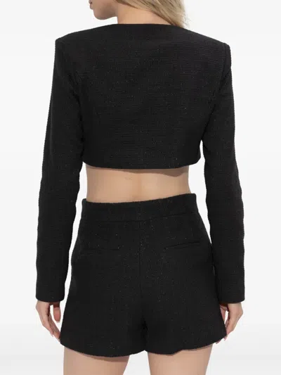 Iro Cropped Jacket In Black