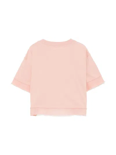 Aspesi Logo-print T-shirt In Pink