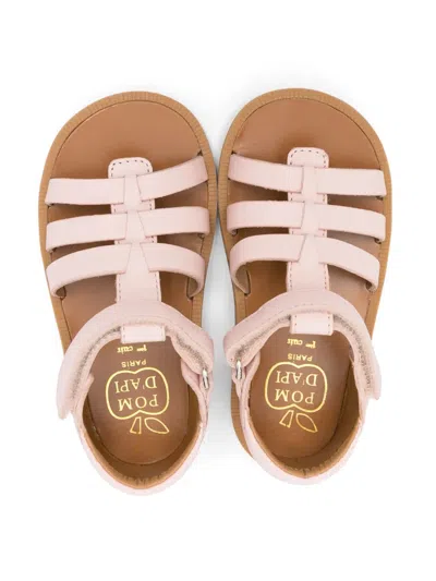 Pom D'api Leather Sandals In Pink