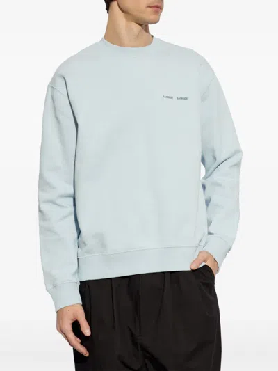 Samsoe & Samsoe Norsbro Sweatshirt In Blue