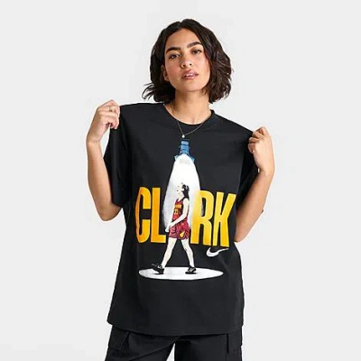 Nike Men's And Women's Caitlin Clark Black Indiana Fever Wnba Summit Player T-shirt In Black 
