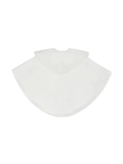 La Stupenderia Silk Cape In White