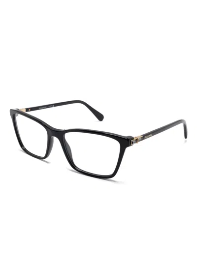 Swarovski Square-frame Glasses In Black