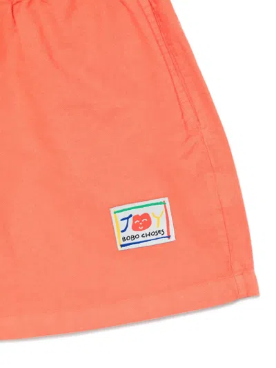 Bobo Choses Similing Shorts In Orange