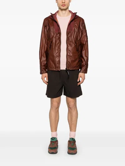 C.p. Company C.p.company Cs Ii Mixed Hooded Lens Jacket In Red