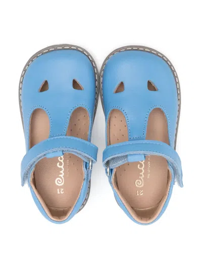 Eli1957 Leather Sandals In Blue