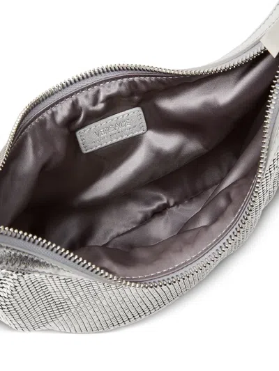 Versace Mesh Mini Bag In Silver