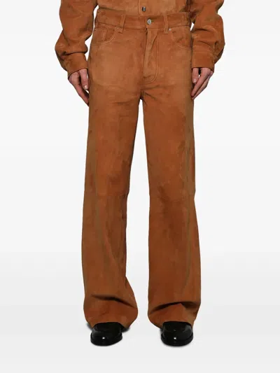 Amiri Quad Baggy Pant Golden Coast In Brown
