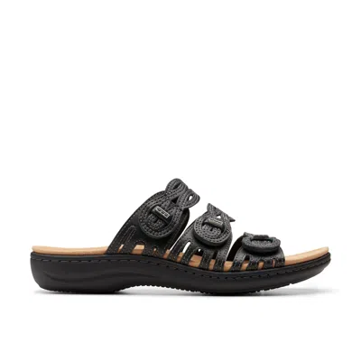 Clarks Laurieann Ruby In Blue Leather In Black