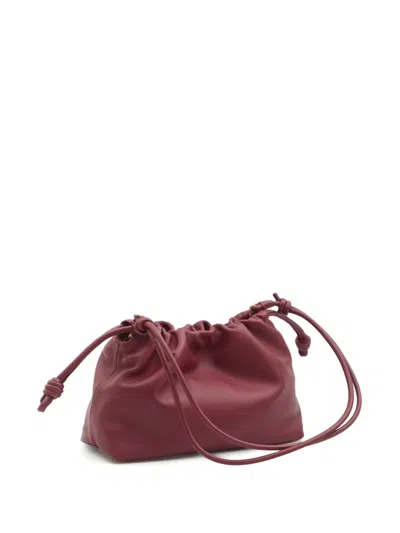 Loewe Medium Flamenco Purse In Burgundy