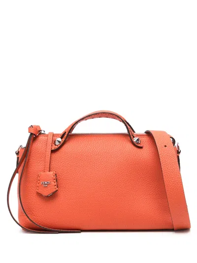 Fendi Medium By The Way Selleria Bag In Orange