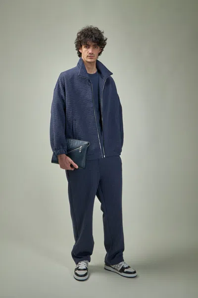 Fendi Pocket T-shirt In Blue