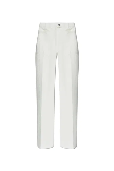 Ferragamo Straight-leg Jeans In White