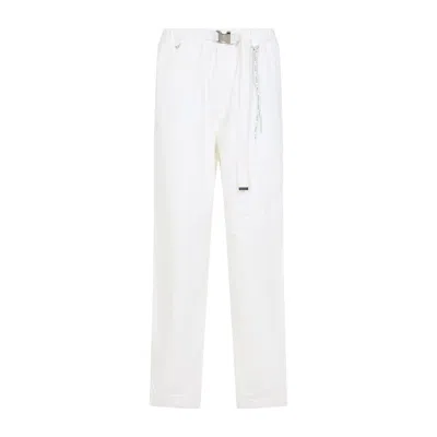 Mastermind Japan Relaxed-fit Pants With Drawstring Waist In White
