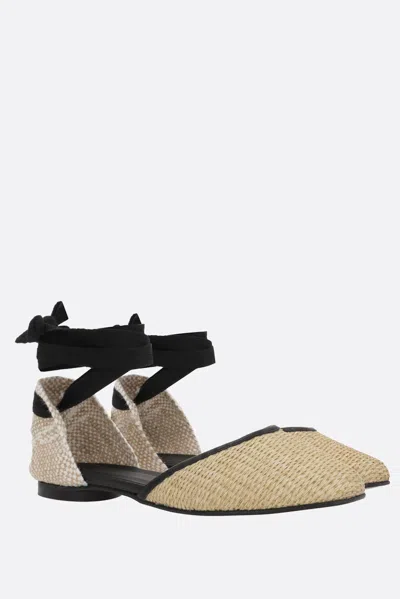 Castaã±er Gasby Ballet Flats In Negro