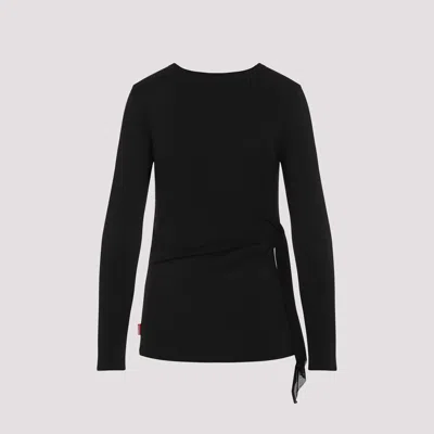 Diesel Long Sleeves Top In Xx Black