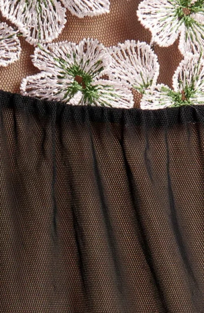 Kilo Brava Lace & Mesh Babydoll In Hydrangea Night