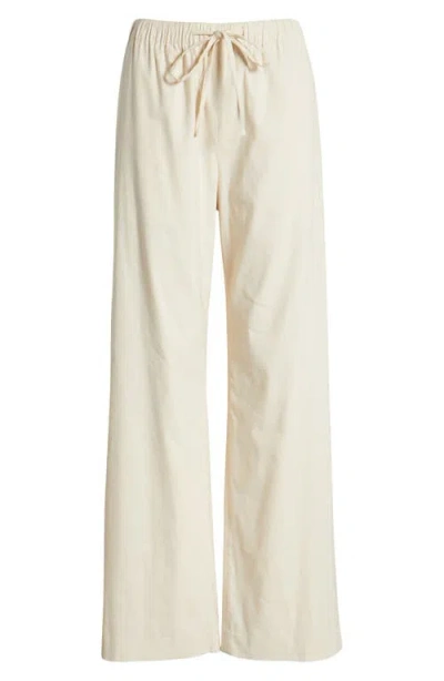 Rag & Bone Logan Linen Beach Pants In Ivory