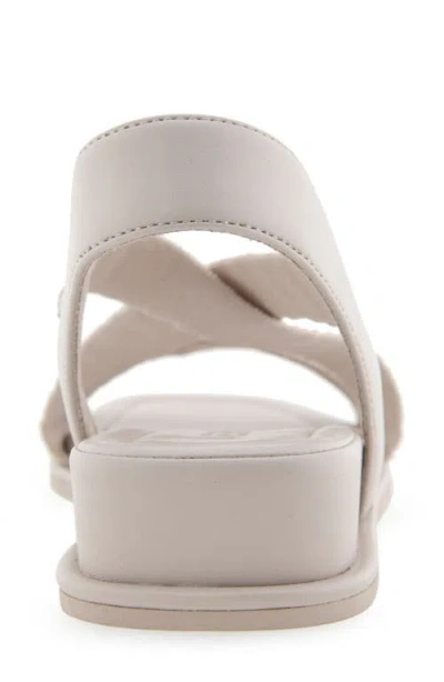 Aerosoles Women's Bora Wedge Sandals In Stone Rouched Elastic Fabric