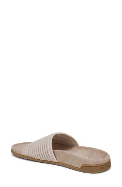 Vionic Evie Slide Sandal In Cream