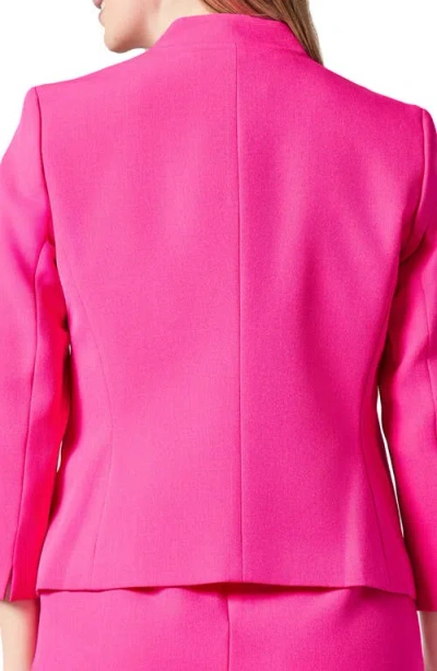 Kasper Open Cardigan-style Blazer In Pink Perfection