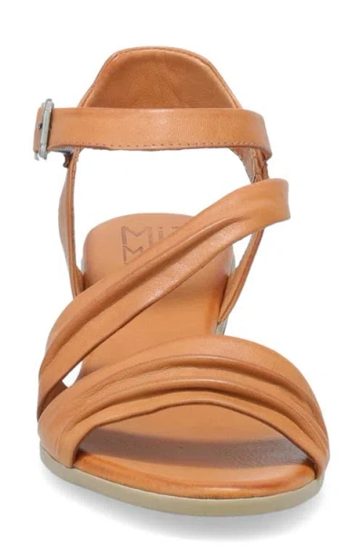Miz Mooz Kailee Ankle Strap Sandal In Brandy