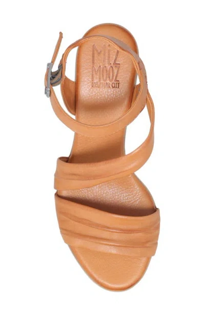 Miz Mooz Kailee Ankle Strap Sandal In Brandy