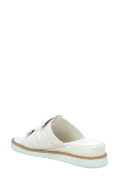 Miz Mooz Evy Platform Wedge Slide Sandal In Cream