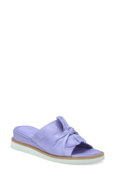 Miz Mooz Evy Platform Wedge Slide Sandal In Iris