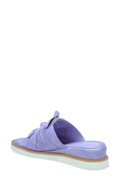 Miz Mooz Evy Platform Wedge Slide Sandal In Iris