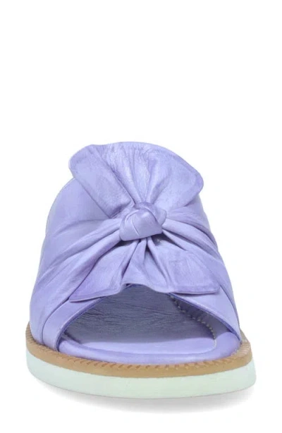 Miz Mooz Evy Platform Wedge Slide Sandal In Iris