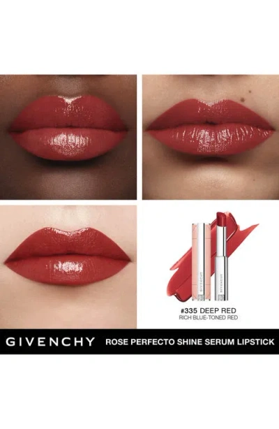 Givenchy Rose Perfecto Shine Serum Lip Oil Stick In N335