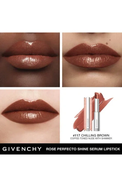 Givenchy Rose Perfecto Shine Serum Lip Oil Stick In N117