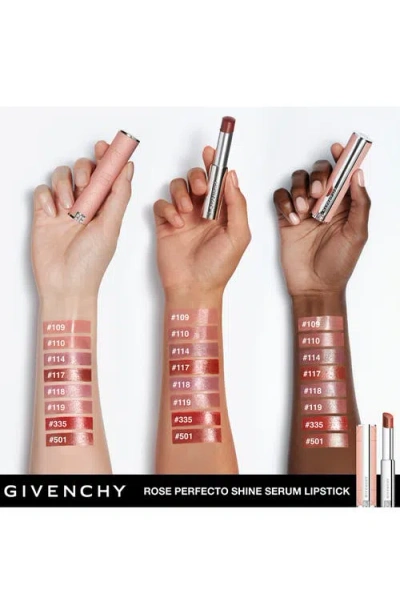 Givenchy Rose Perfecto Shine Serum Lip Oil Stick In N117