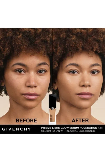Givenchy Prisme Libre Glow Serum Blurring & Hydrating Foundation In 4.5n