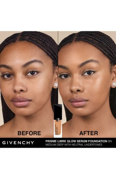 Givenchy Prisme Libre Glow Serum Blurring & Hydrating Foundation In 5n