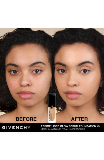 Givenchy Prisme Libre Glow Serum Blurring & Hydrating Foundation In 4n