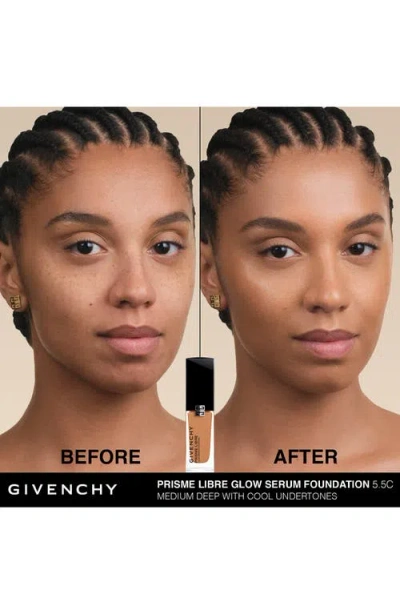 Givenchy Prisme Libre Glow Serum Blurring & Hydrating Foundation In 5.5c