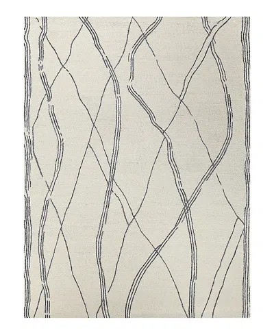 Exquisite Rugs Tangiers 6861 Area Rug, 6' X 9' In Ivory/black