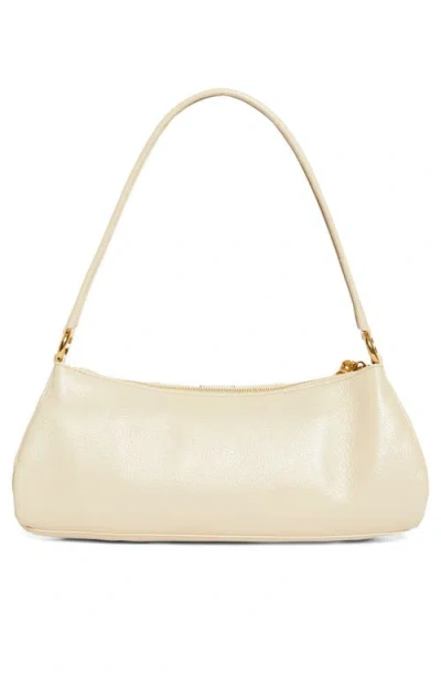 Chloé Sac Porté Épaule The 99 En Cuir Grainé Femme Beige Taille Onesize 100% Cuir De Veau In Sweet Beige