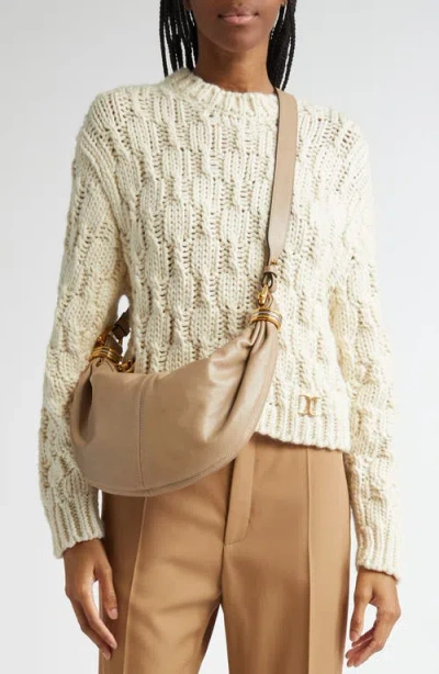 Chloé Small Bracelet Hobo Bag In Neutral