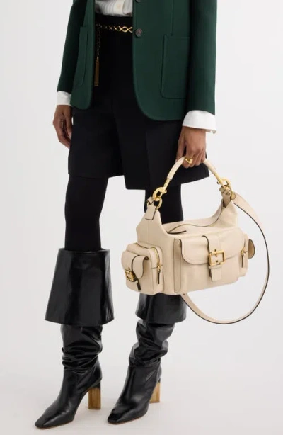 Chloé Chloe' Women Leather Camera Bag In 20e Boyish Brown